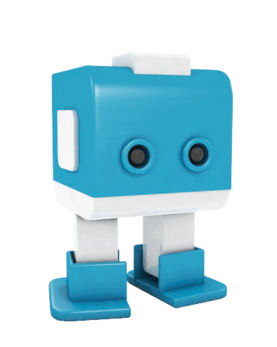 blauweißer bot
