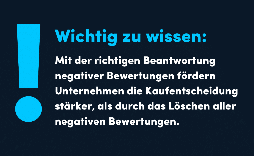 so gehen Sie am besten mit negativen Bewertungen um